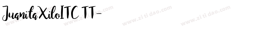JuanitaXiloITC TT字体转换